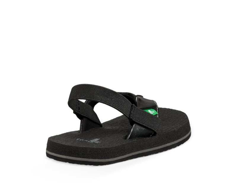 Sanuk Root Beer Cozy Kids' Sandals Black | Canada 310GSO